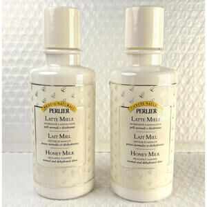 PERLIER Set of 2x Honey Milk Lait Miel Cleanser Sensitive Skin 250ml Sealed